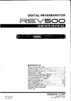 Yamaha REV-500 - Service Manual 